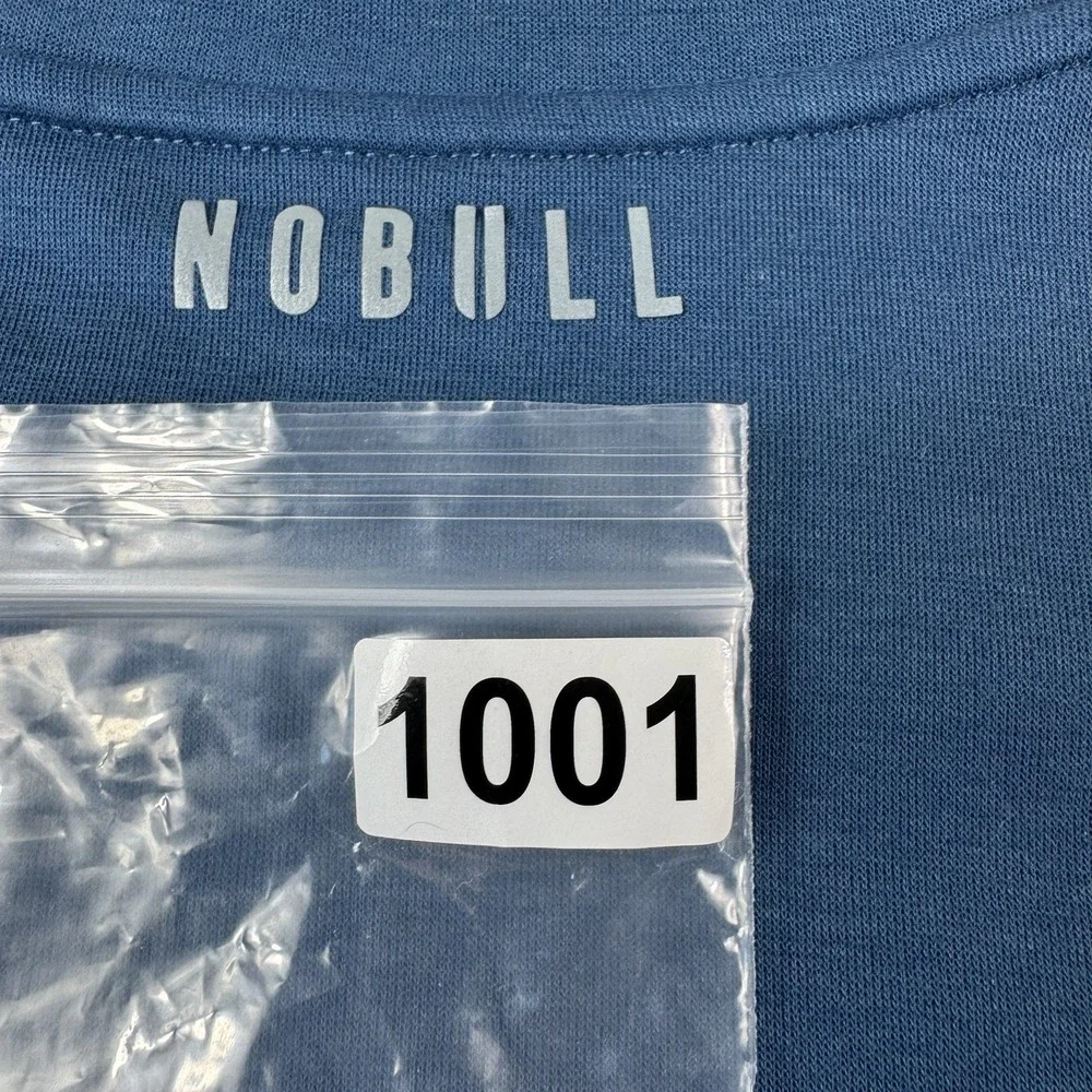NOBULL Blue Crossfit Mens L/S Performance Crewneck Sweater Size Large